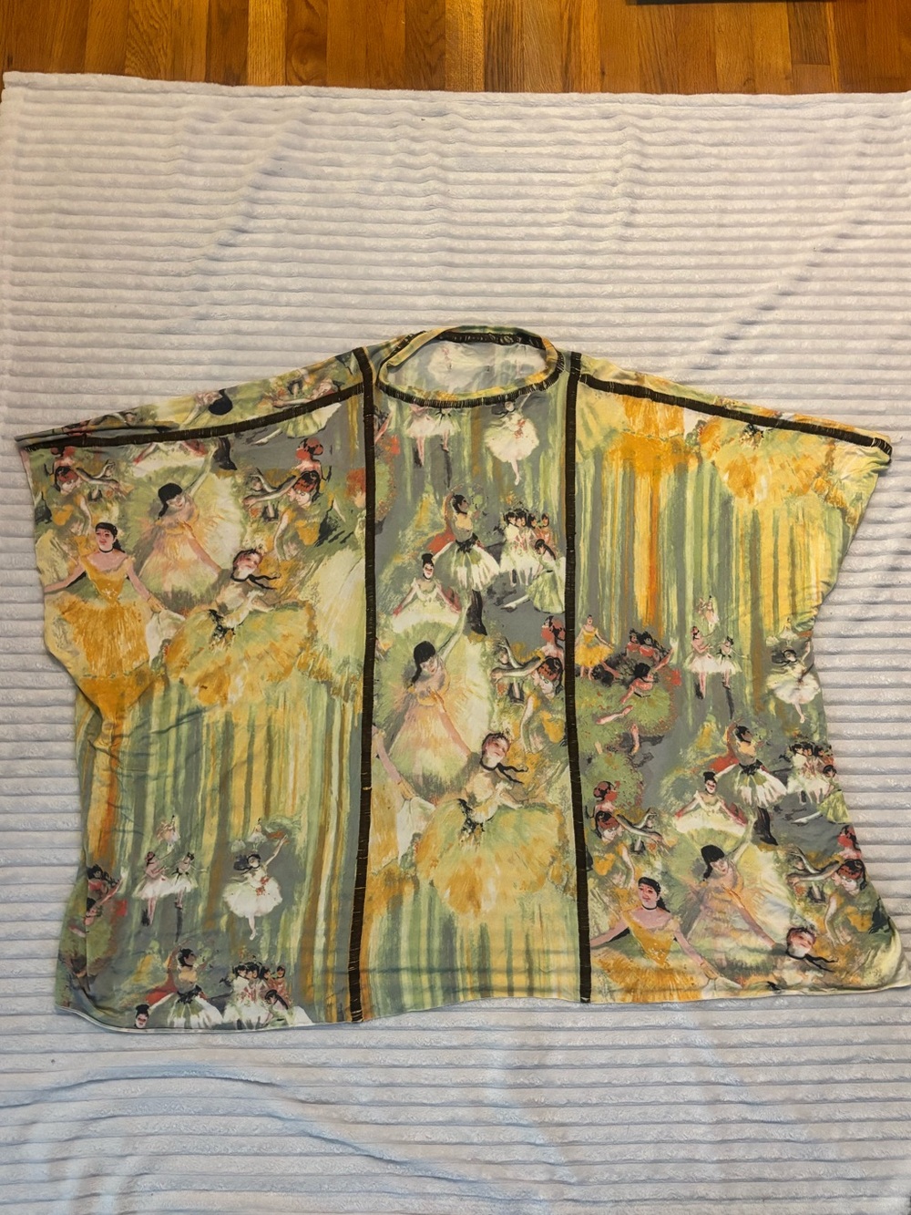 Jean Paul Gaultier Ballerina Print Tunic in Yellow and Green